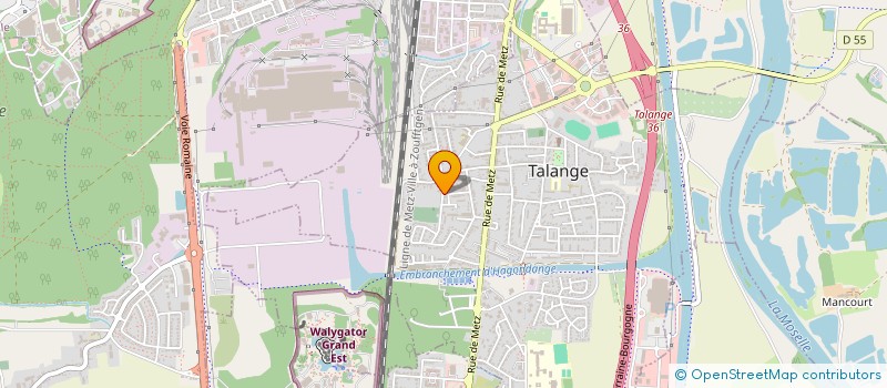 localisation de l'entreprise  AU BOUT DES DOIGTS  TALANGE