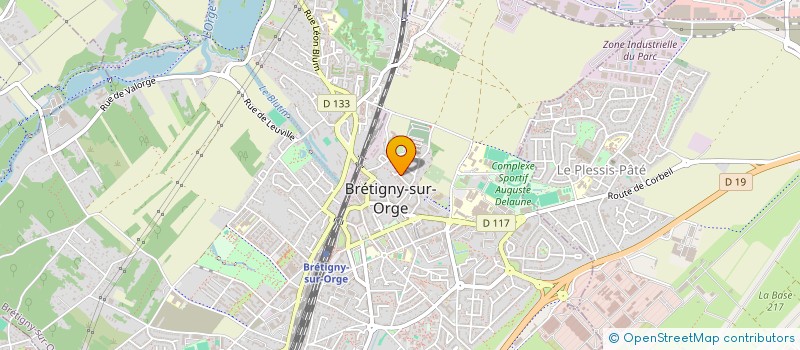 localisation de l'entreprise AU BOUT DES ETOILES à BRETIGNY-SUR-ORGE
