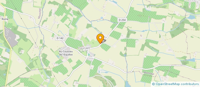 localisation de l'entreprise AU BOUT DU CHEMIN  LAGRAULET-DU-GERS