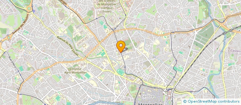 localisation de l'entreprise AU BOUT DU COULOIR à MONTPELLIER