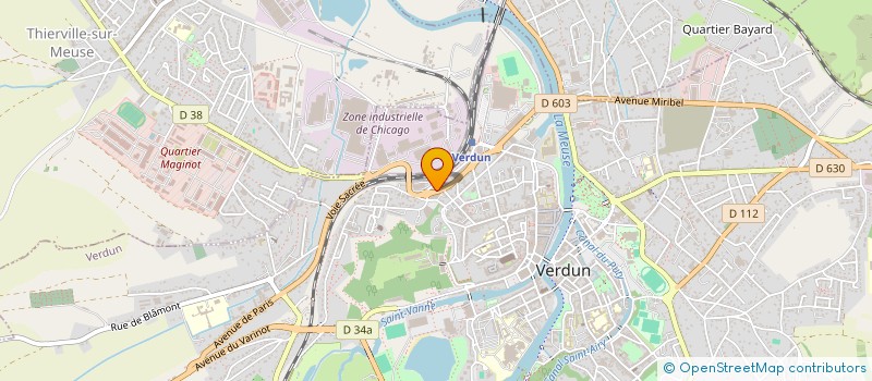 localisation de l'entreprise AU BOUT DU MONDE à VERDUN