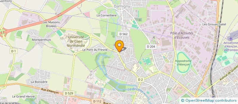 localisation de l'entreprise AU BOUT DU MONDE à DAMIGNY