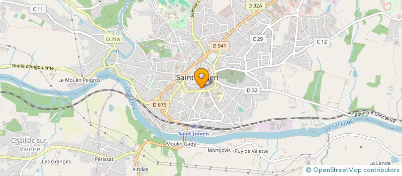 localisation de l'entreprise AU BOUT DU MONDE à SAINT-JUNIEN