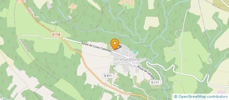 localisation de l'entreprise AU BOUT DU MONDE  VILLARDONNEL