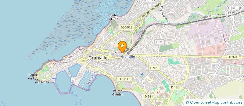 localisation de l'entreprise AU BOUT DU QUAI  GRANVILLE