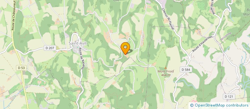 localisation de l'entreprise AU BOUT DU REVE  SAINT-AVIT