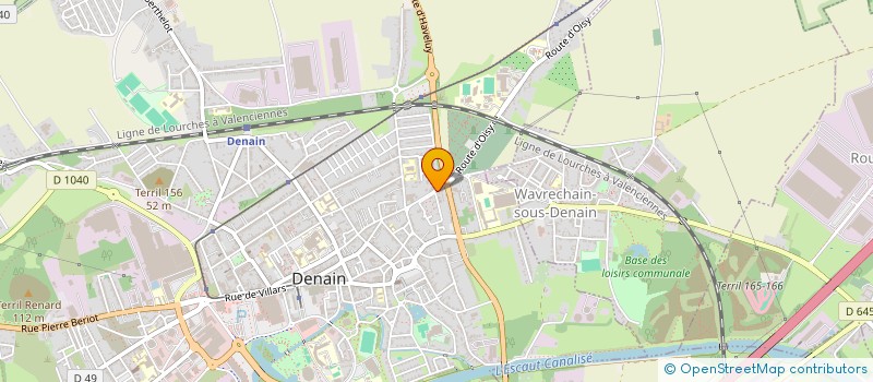 localisation de l'entreprise AU BOUT DU ROULEAU  DENAIN