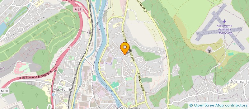 localisation de l'entreprise AU BOUT L'EAU  MALZEVILLE