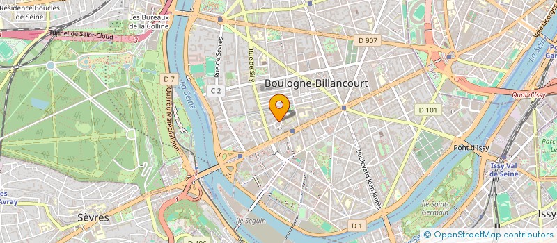 localisation de l'entreprise AU BOUTON D'OR VINTAGE à BOULOGNE-BILLANCOURT