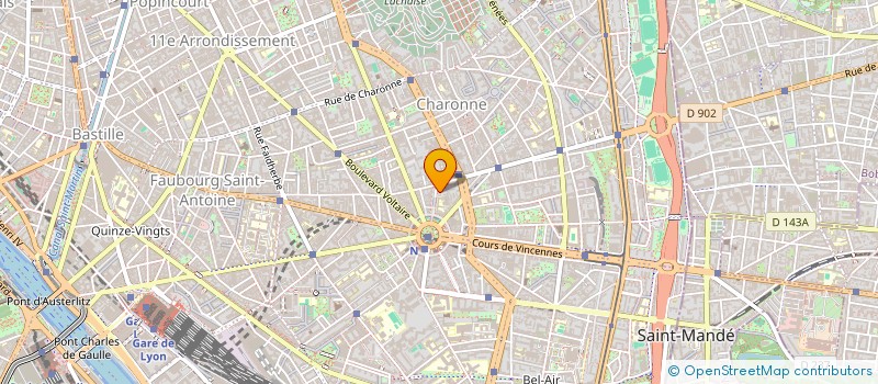 localisation de l'entreprise AU BOUVINES  PARIS