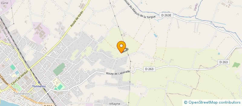 localisation de l'entreprise AU BRET  TONNEINS