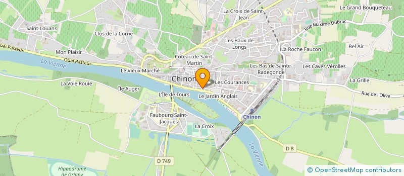 localisation de l'entreprise AU BRETON à CHINON