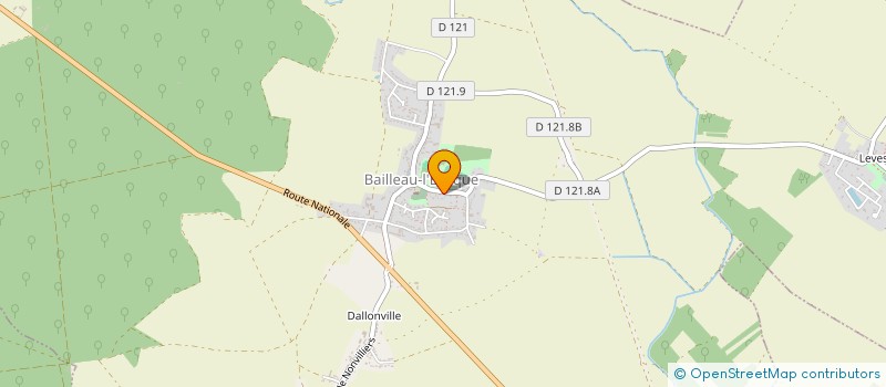 localisation de l'entreprise AU BRIGNOLET à BAILLEAU-L'EVEQUE