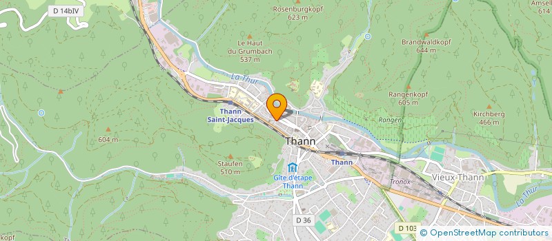 localisation de l'entreprise AU BRIN DE FIL à THANN