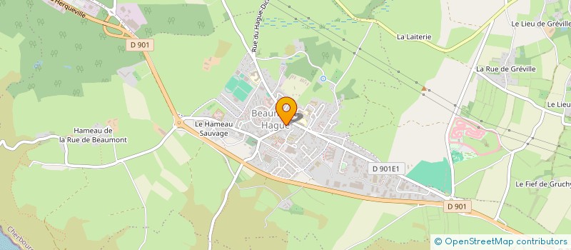 localisation de l'entreprise AU BRIN DE SAVEUR  LA HAGUE