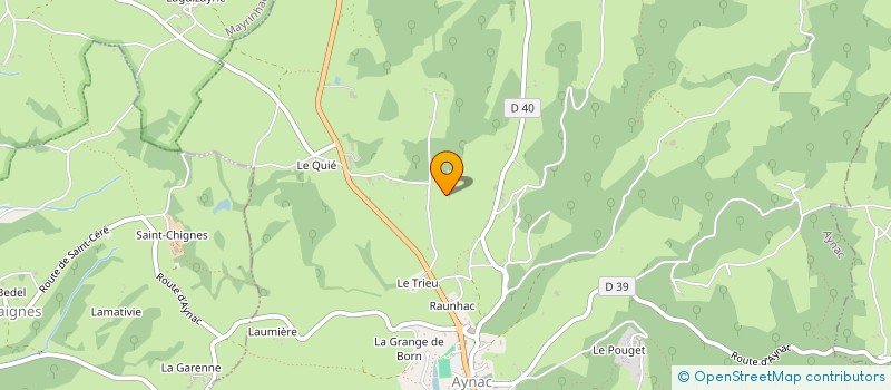 localisation de l'entreprise AU BROUSSIER  ANGLARS