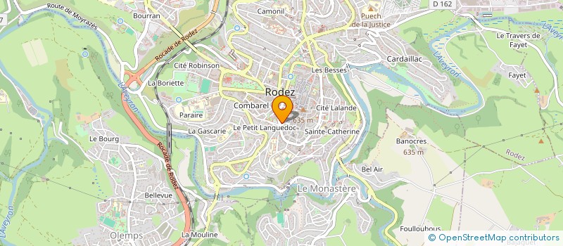 localisation de l'entreprise AU BRUIT QUI COURT à LUC-LA-PRIMAUBE