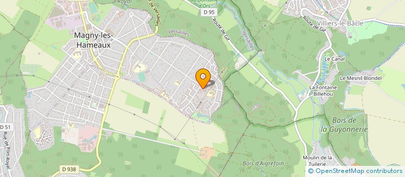 localisation de l'entreprise AU BUISSON DORE  MAGNY-LES-HAMEAUX