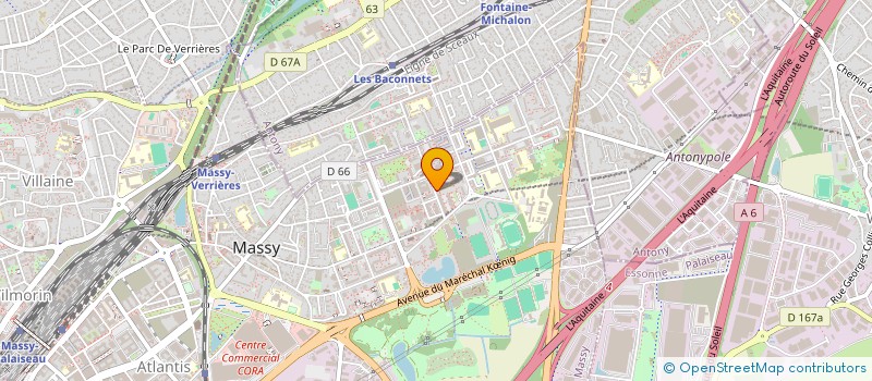 localisation de l'entreprise AU C UR DU SPORT à MASSY