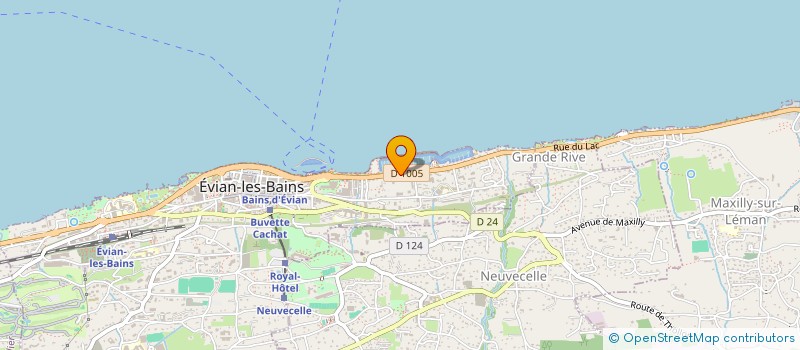 localisation de l'entreprise AU CABESTAN à EVIAN-LES-BAINS