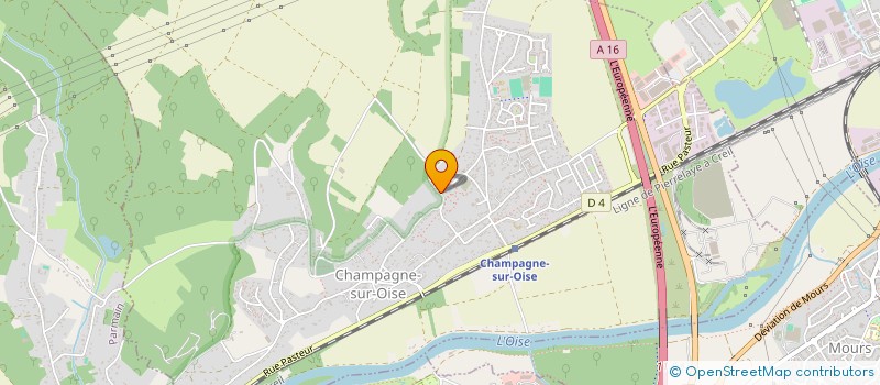 localisation de l'entreprise AU CADRAN  AUVERS-SUR-OISE