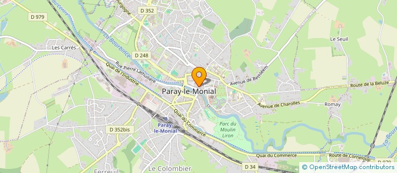 localisation de l'entreprise AU CAIMAN à PARAY-LE-MONIAL