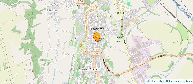 localisation de l'entreprise AU CAIMAN à LANGRES
