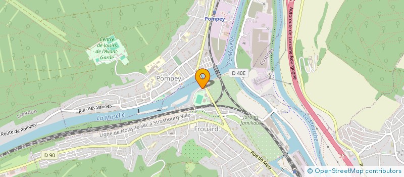 localisation de l'entreprise AU CALEDI  FROUARD