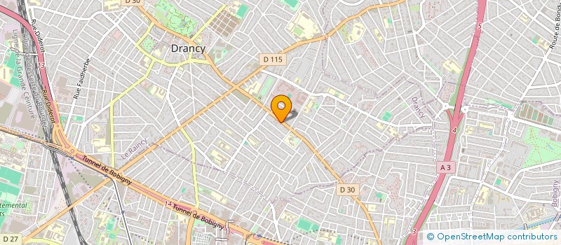 localisation de l'entreprise AU CALME  DRANCY