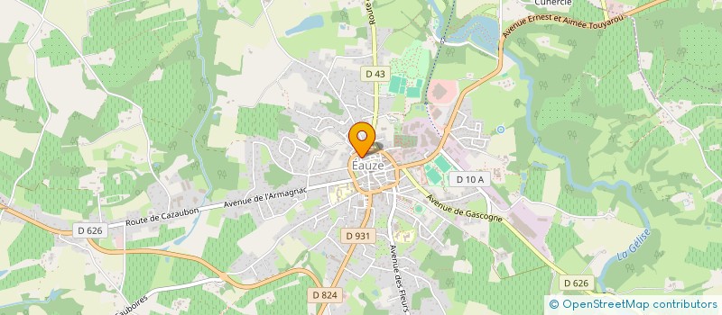 localisation de l'entreprise AU CALME  EAUZE