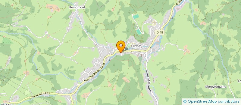 localisation de l'entreprise AU CAMELIA à ORBEY