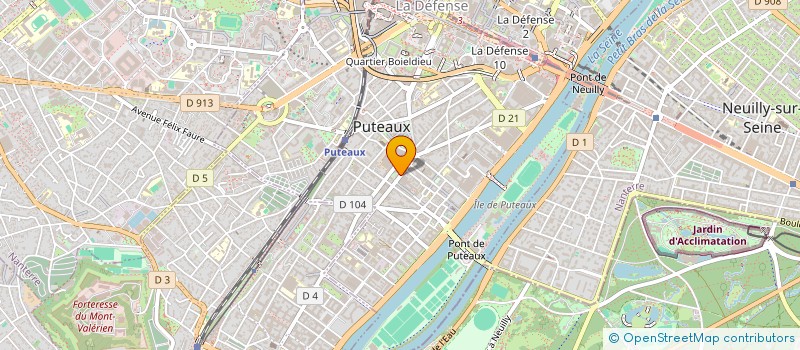 localisation de l'entreprise AU CAMELIA à PUTEAUX