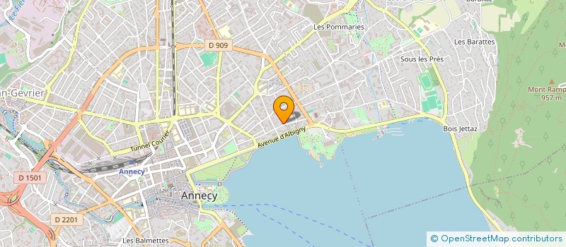 localisation de l'entreprise AU CANCUN à ANNECY