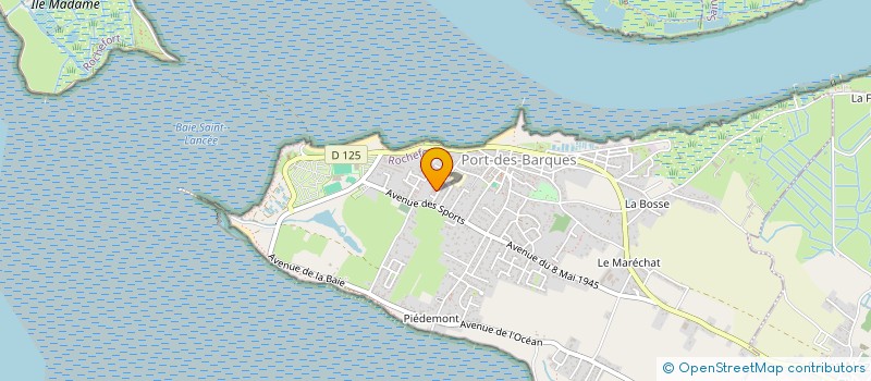 localisation de l'entreprise AU CAP DE BONNE ESPERANCE  PORT-DES-BARQUES