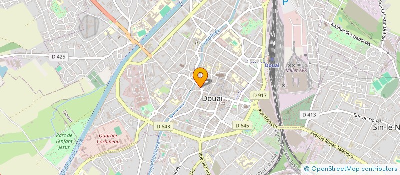 localisation de l'entreprise AU CAPRICE à DOUAI