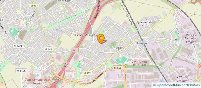 localisation de l'entreprise AU CARILLON à LESQUIN