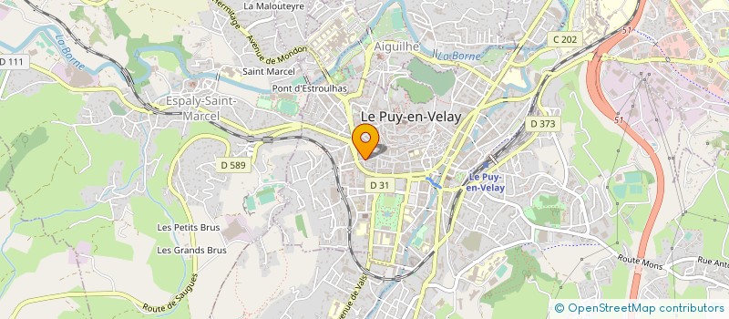 localisation de l'entreprise AU CARRE CROQUANT  LE PUY-EN-VELAY