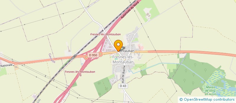 localisation de l'entreprise AU CARRE POTAGER à FRESNES-LES-MONTAUBAN