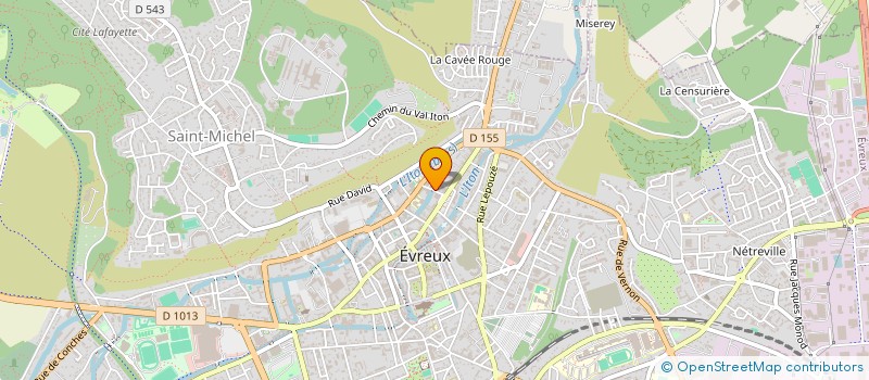 localisation de l'entreprise AU CARREFOUR DE L OCCASION  EVREUX