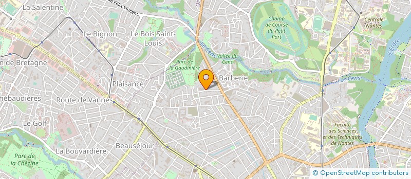 localisation de l'entreprise AU CERCLE DECO  NANTES