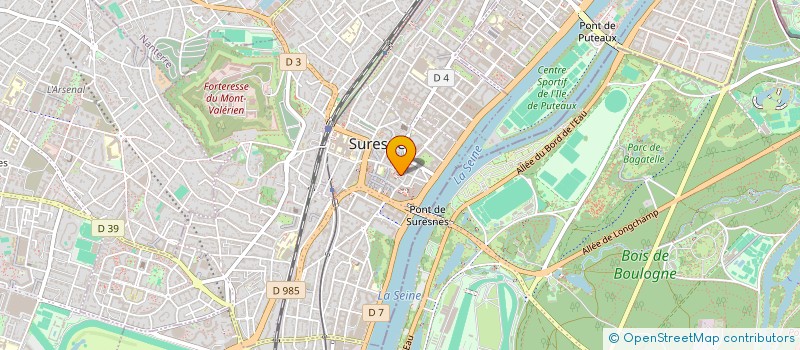 localisation de l'entreprise AU CERICO à SURESNES