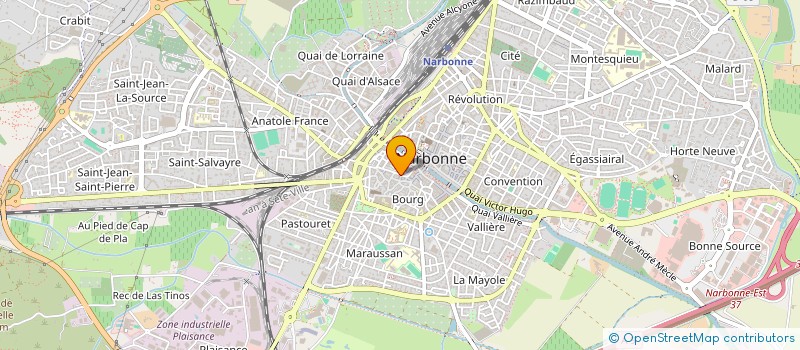 localisation de l'entreprise AU CH'TI CREUX à NARBONNE