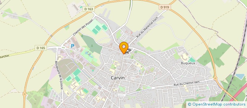 localisation de l'entreprise AU CH'TI PRIMEUR  CARVIN