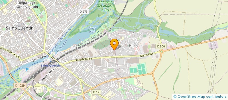 localisation de l'entreprise AU CH'TIS BAT à SAINT-QUENTIN