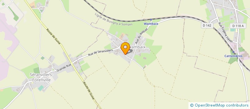 localisation de l'entreprise AU CHALET D'ESNES  WAMBAIX