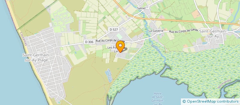 localisation de l'entreprise AU CHALET NORMAND  SAINT-GERMAIN-SUR-AY