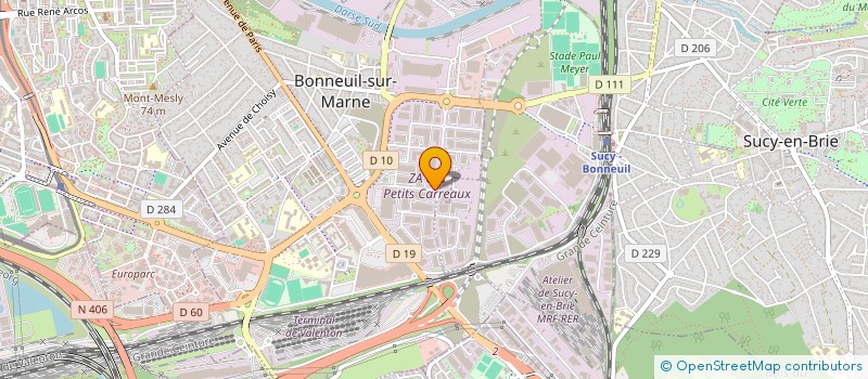 localisation de l'entreprise AU CHAMOIS à BONNEUIL-SUR-MARNE