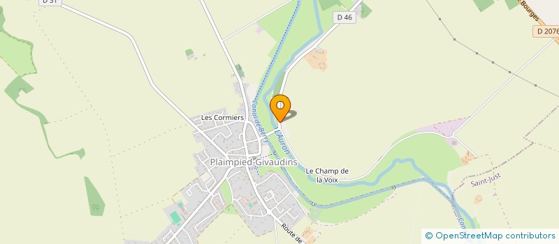 localisation de l'entreprise AU CHAMP DES REVES  PLAIMPIED-GIVAUDINS