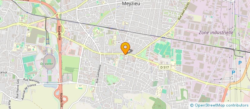 localisation de l'entreprise AU CHAMP DU COQ  MEYZIEU