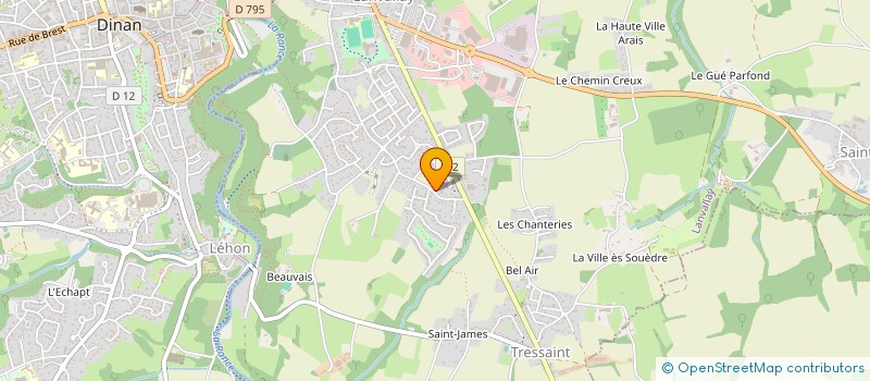 localisation de l'entreprise AU CHANT DE SEVE  LANVALLAY